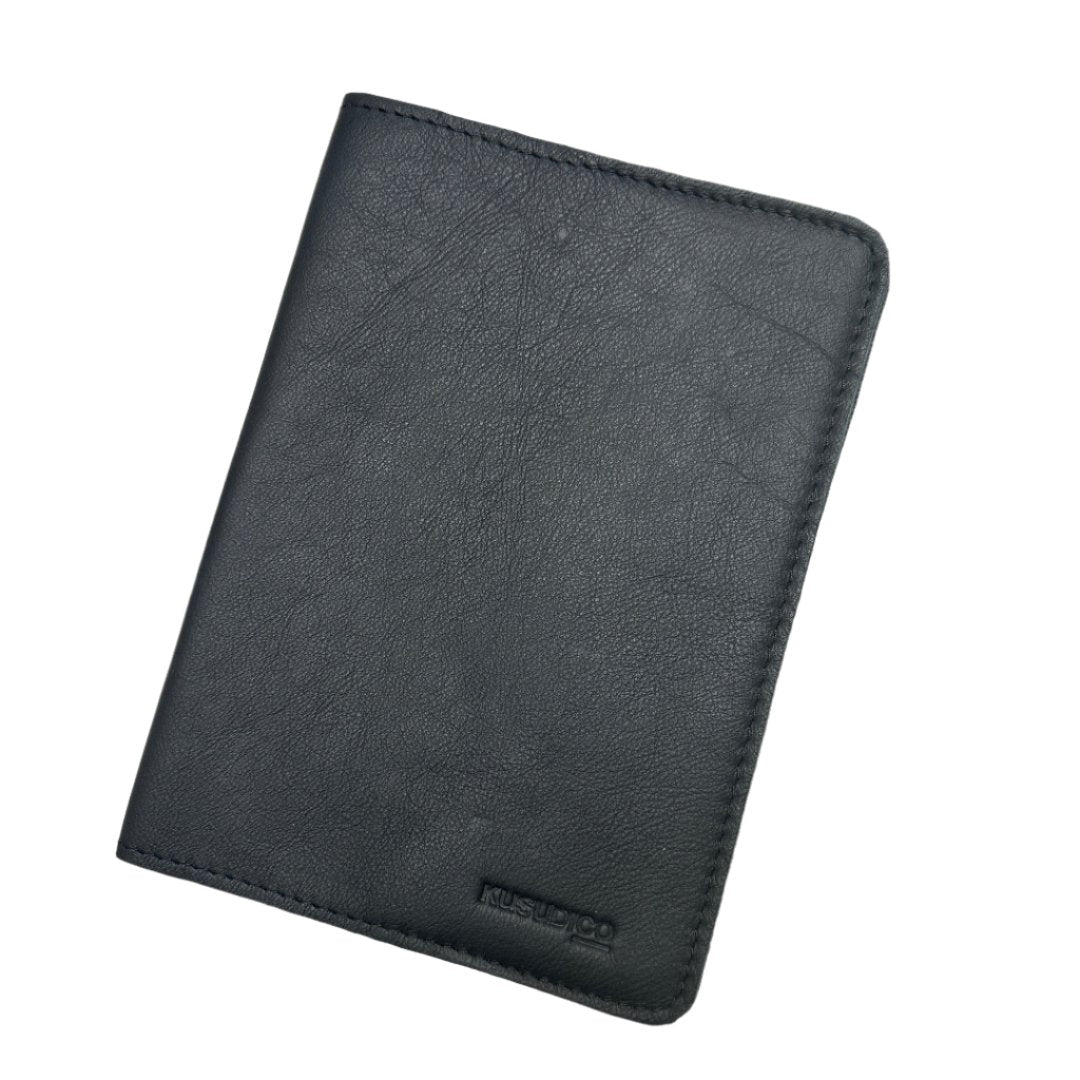 Studio A5 Leather Notebook Cover Black