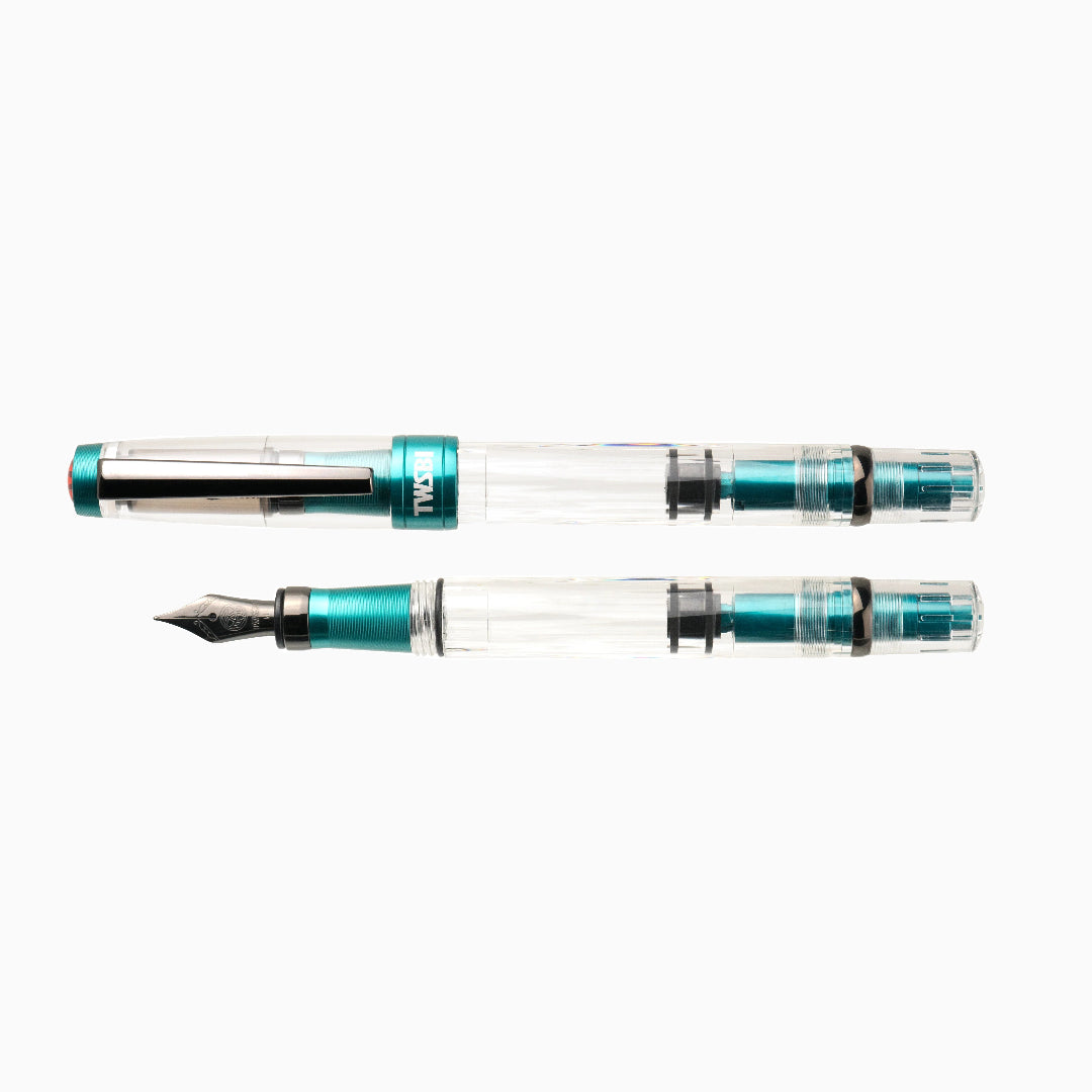 TWSBI Diamond 580 AL R - Caribbean with Onyx - Fountain Pen