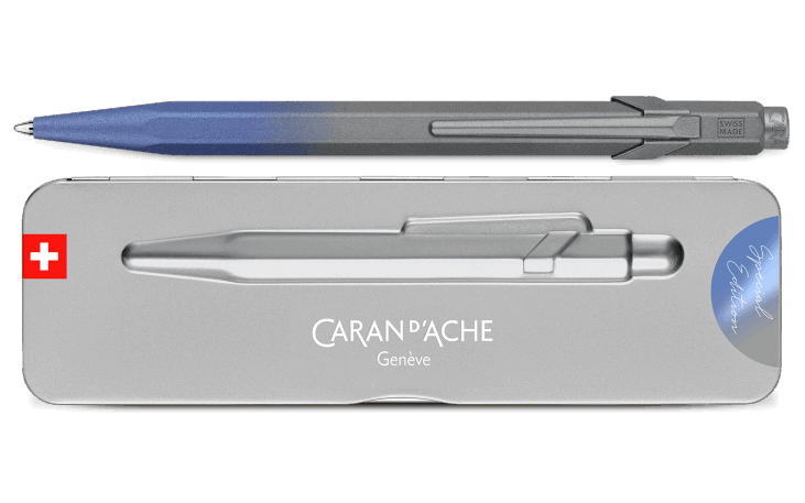 Caran d’Ache 849 Ballpoint Pen – Claim Your Style Edition 5 -Stormy Blue