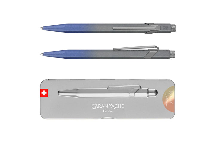 Caran d’Ache 849 Ballpoint Pen – Claim Your Style Edition 5 -Stormy Blue