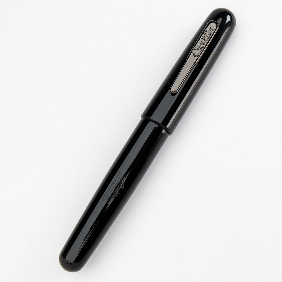 Conklin All American Fountain Pen - Raven Black