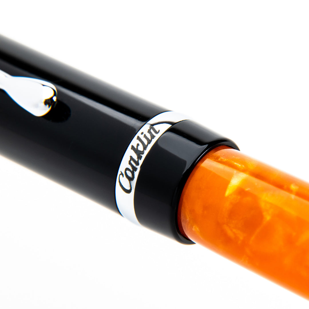 Conklin Duragraph Fountain Pen Orange Nights