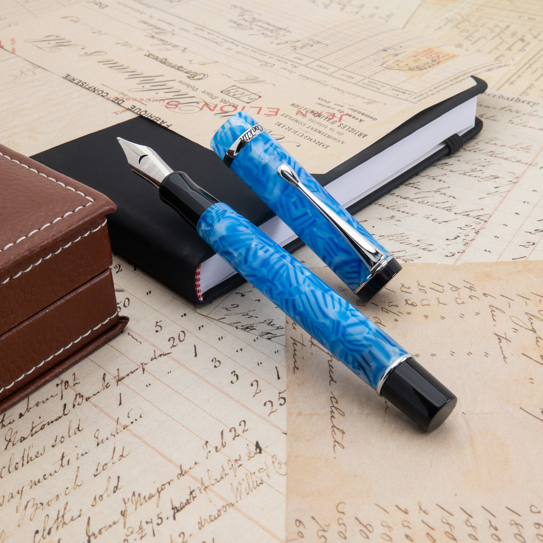 Conklin Duragraph Fountain Pen Ice Blue