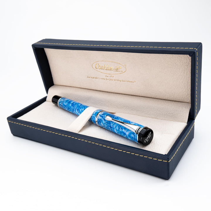 Conklin Duragraph Fountain Pen Ice Blue