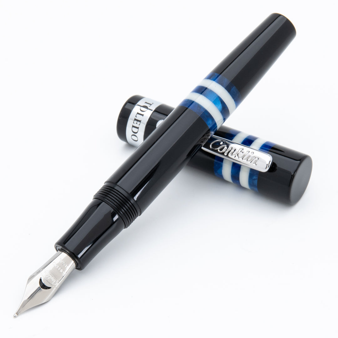 Conklin Toledo Fountain Pen - Blue