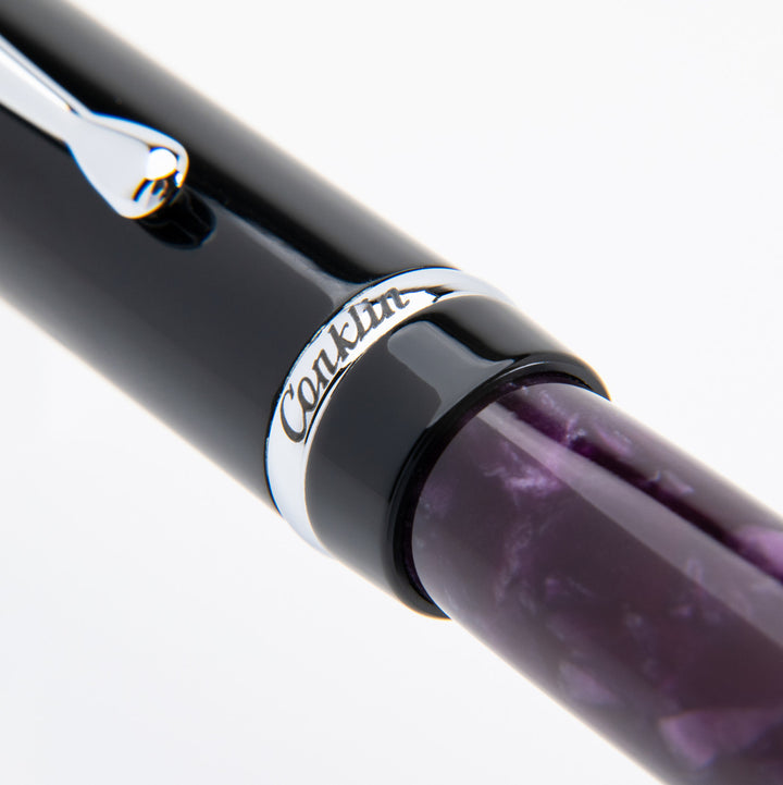 Conklin Duragraph Fountain Pen Purple Nights