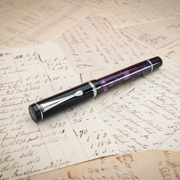 Conklin Duragraph Fountain Pen Purple Nights