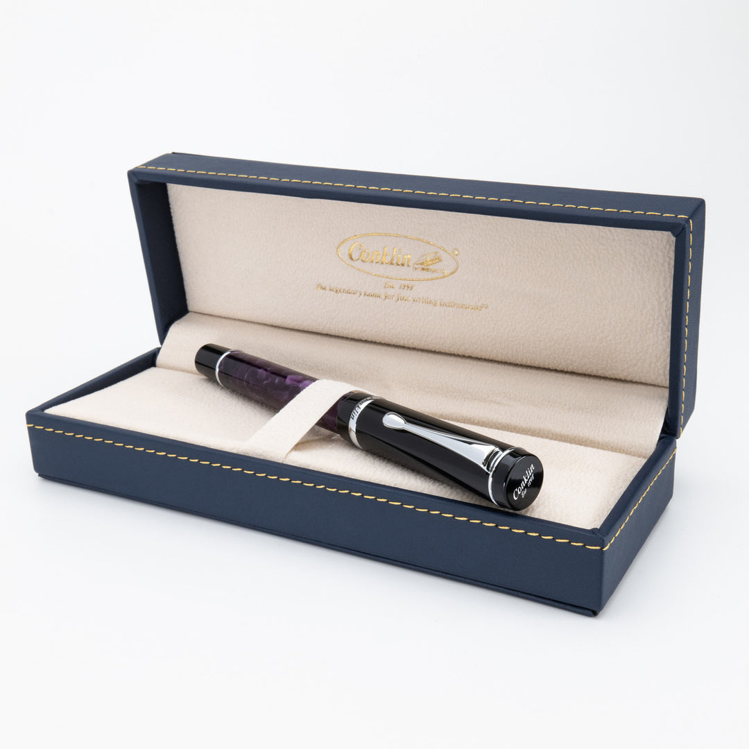 Conklin Duragraph Fountain Pen Purple Nights