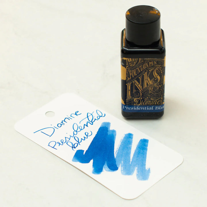 Diamine Fountain Pen Ink Bottle - Presidential Blue