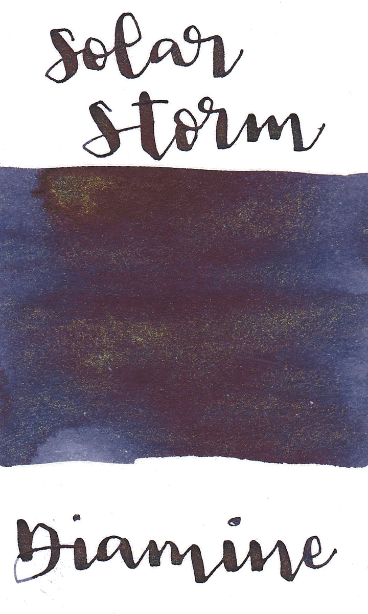 Diamine Inkvent Fountain Pen Ink – Green Edition – Solar Storm  (Chameleon)