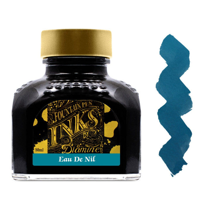 Diamine Fountain Pen Ink Bottle 80ml - Eau de Nil