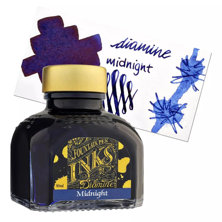 Diamine Fountain Pen Ink - Midnight