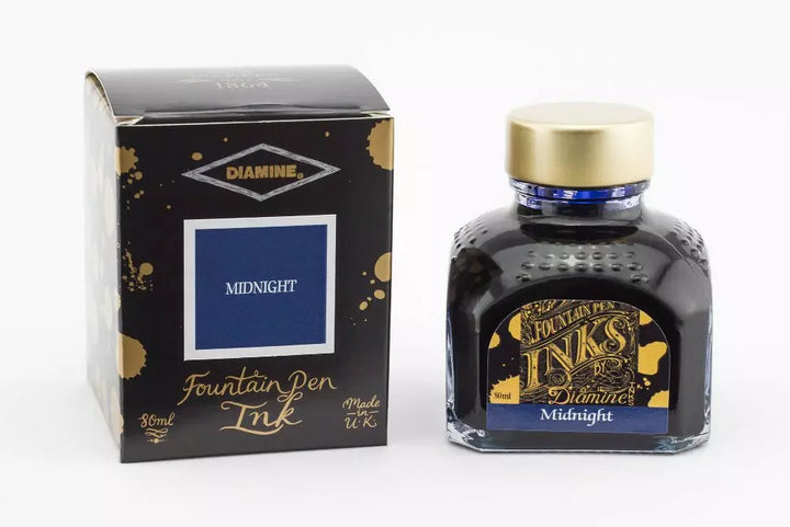 Diamine Fountain Pen Ink - Midnight