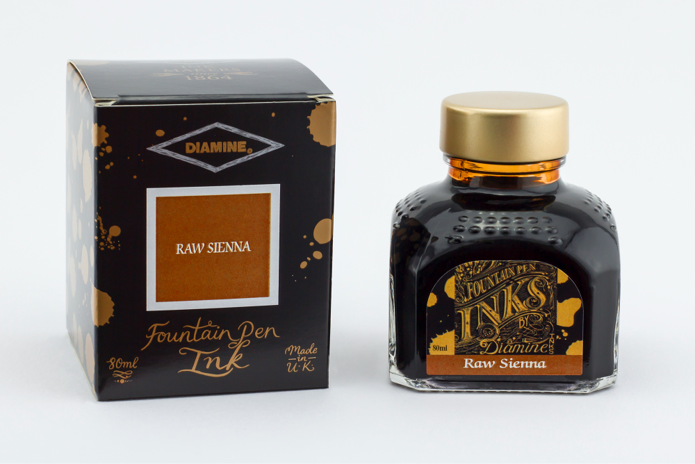 Diamine Fountain Pen Ink - Raw Sienna