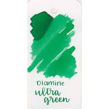 Diamine Fountain Pen Ink Bottle 80ml - Ultra Green