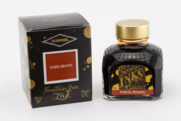 Diamine Fountain Pen Ink - Warm Brown