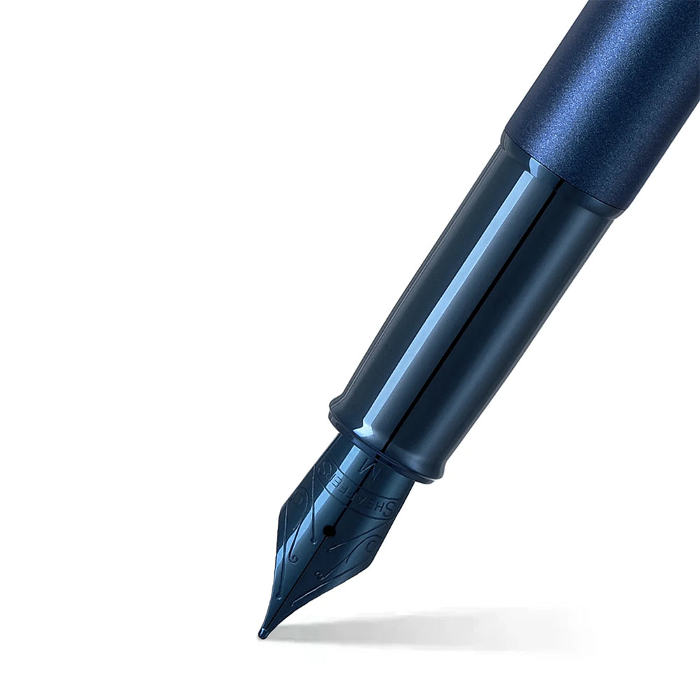 Sheaffer 100 Fountain Pen - Satin Blue Lacquer