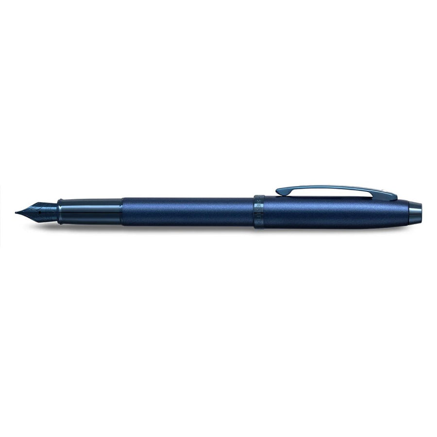 Sheaffer 100 Fountain Pen - Satin Blue Lacquer