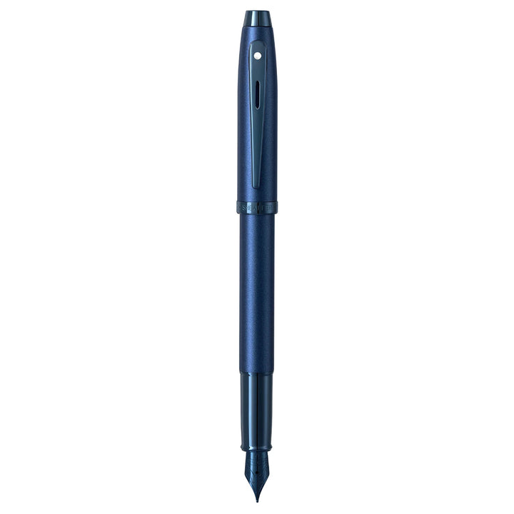 Sheaffer 100 Fountain Pen - Satin Blue Lacquer