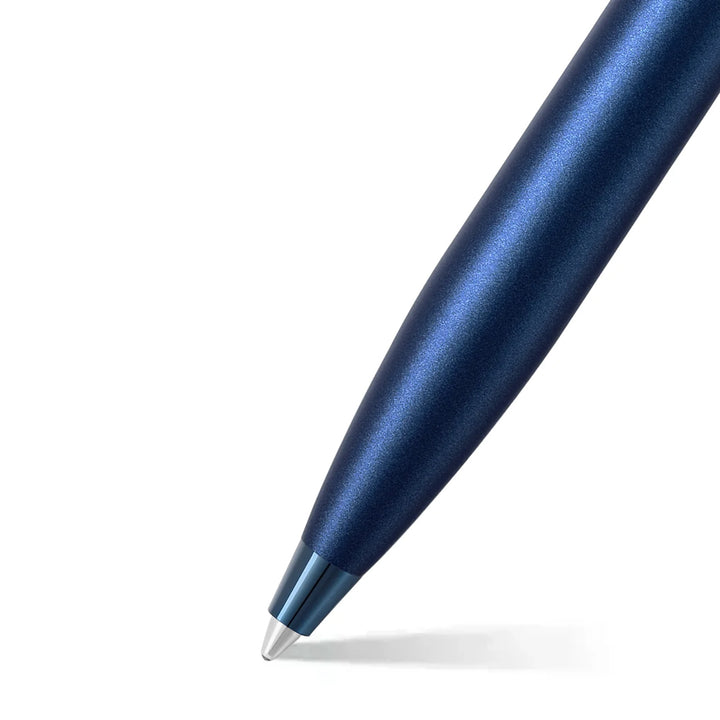 Sheaffer 100 Ballpoint Pen - Satin Blue Lacquer