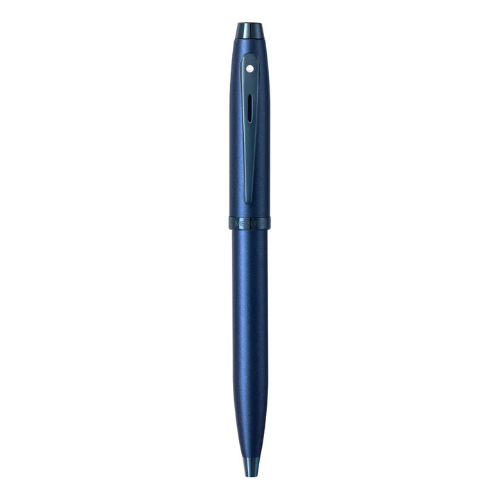 Sheaffer 100 Ballpoint Pen - Satin Blue Lacquer