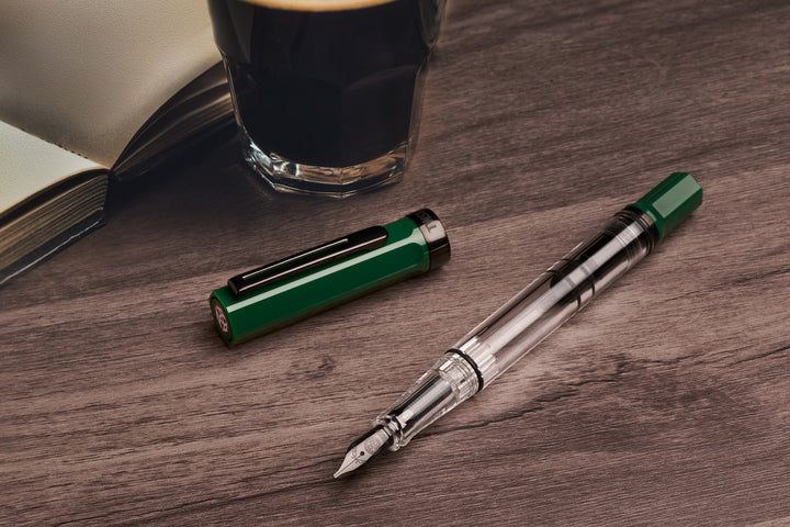 TWSBI ECO Fountain Pen - Irish Green with Onyx