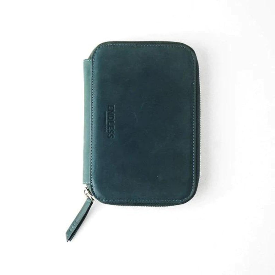 Copy of Endless Companion Leather 10 Pen Adjustable Pouch- Blue