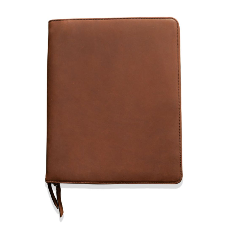 Endless A4 Leather Folio - Brown