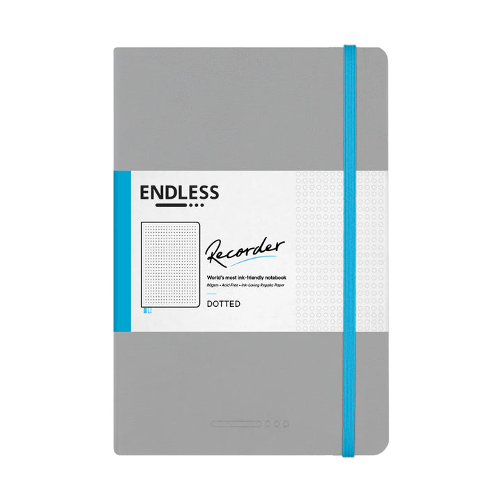 Endless Recorder Notebook A5 Dotted - Mountain Snow