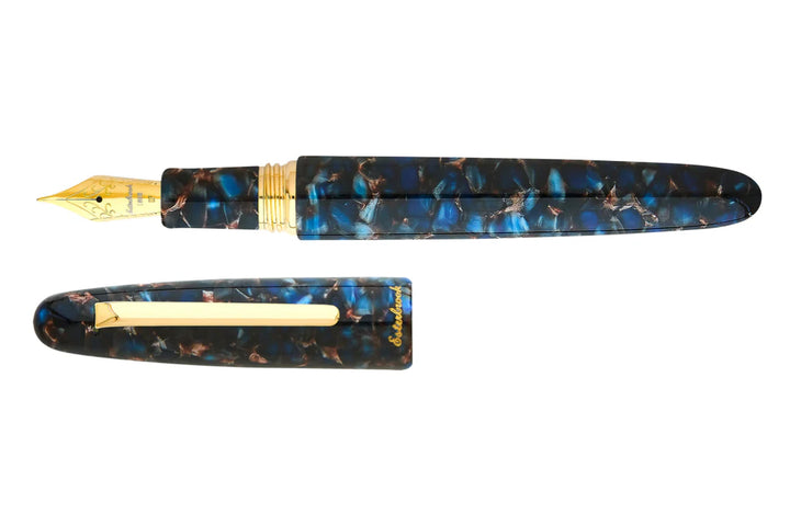 Esterbrook Estie - Nouveau Blue Fountain pen - Gold Trim