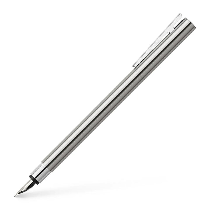 Faber-Castell Neo Slim Stainless Steel Shiny Fountain Pen