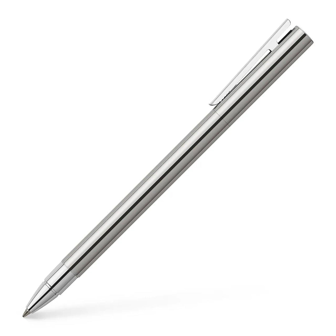 Faber-Castell Neo Slim Stainless Steel Shiny Rollerball Pen