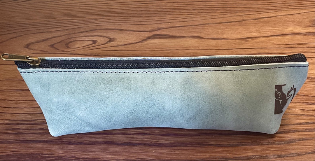 Naphtali Genuine Leather Pencil Bag