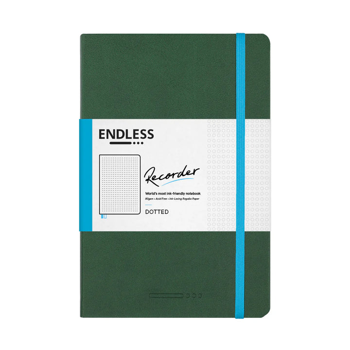 Endless Recorder Notebook A5 Dotted - Forest Canopy