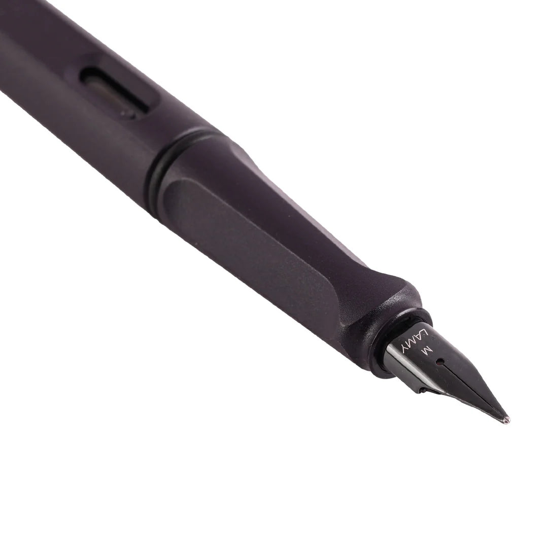 Lamy Safari Steel Black Fountain Pen