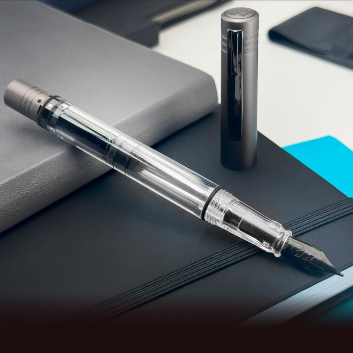 Monteverde MP1 Piston - Fill Fountain Pen - Coal Grey