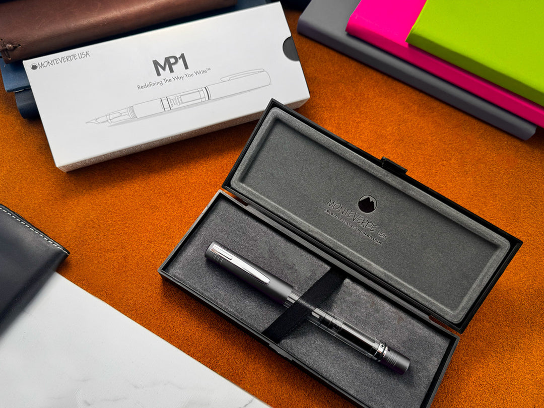 Monteverde MP1 Piston - Fill Fountain Pen - Coal Grey