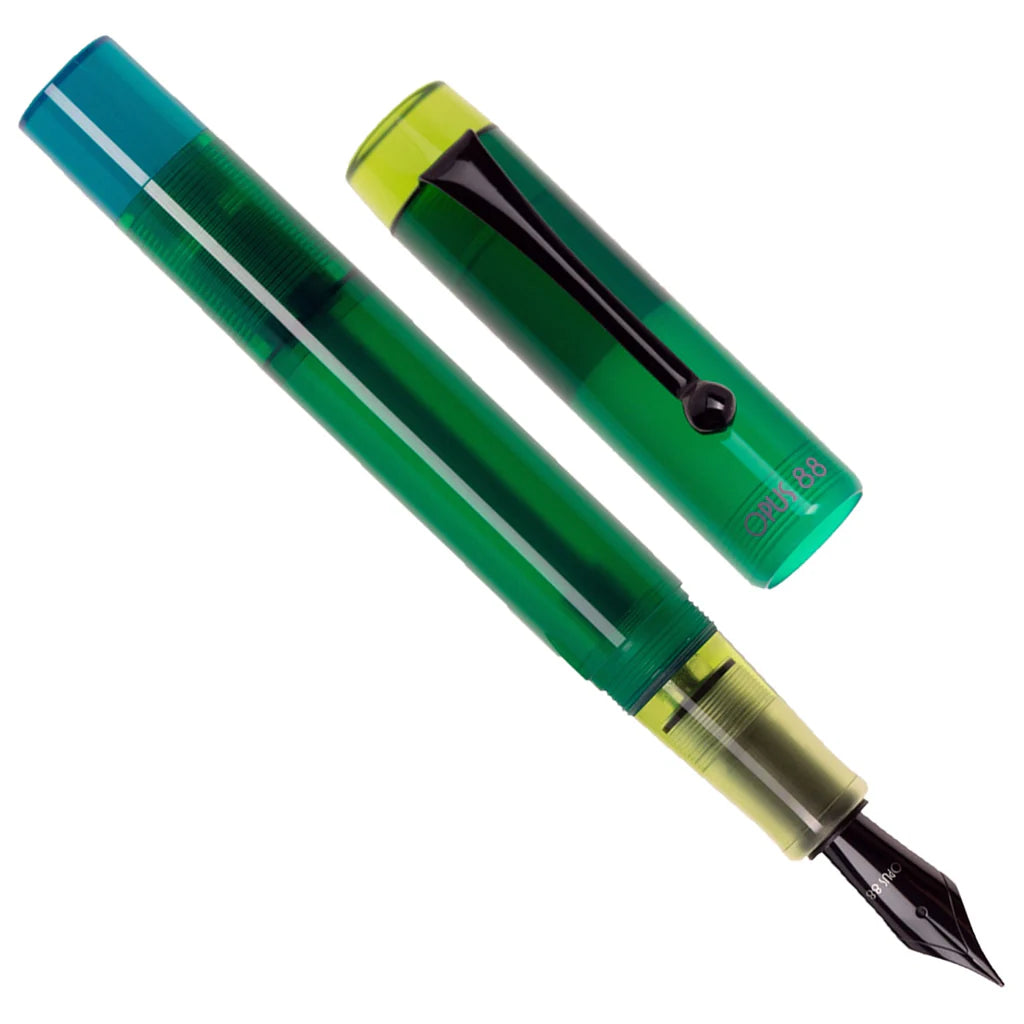 Opus 88 2024 Limited Edition Green Demonstrator Fountain Pen