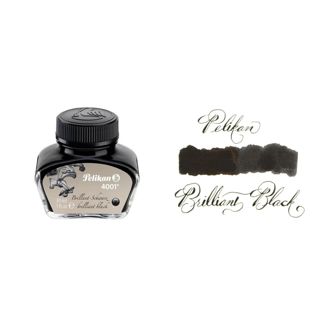 Pelikan 4001 Fountain Pen Ink Bottle 30 ml - Brilliant Black