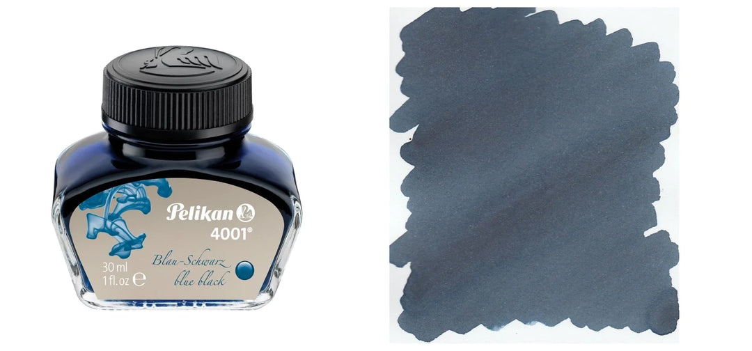 Pelikan 4001 Fountain Pen Ink Bottle 30 ml - Blue Black - Applebee Pens