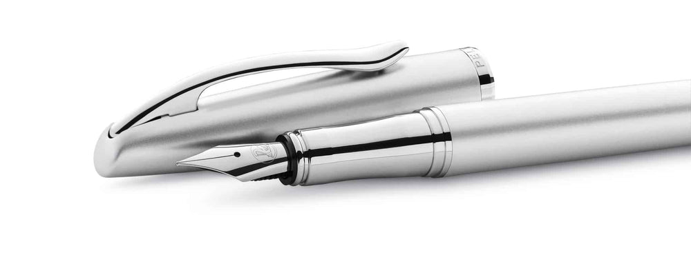 Pelikan Jazz Noble Elegance Fountain Pen - Silver