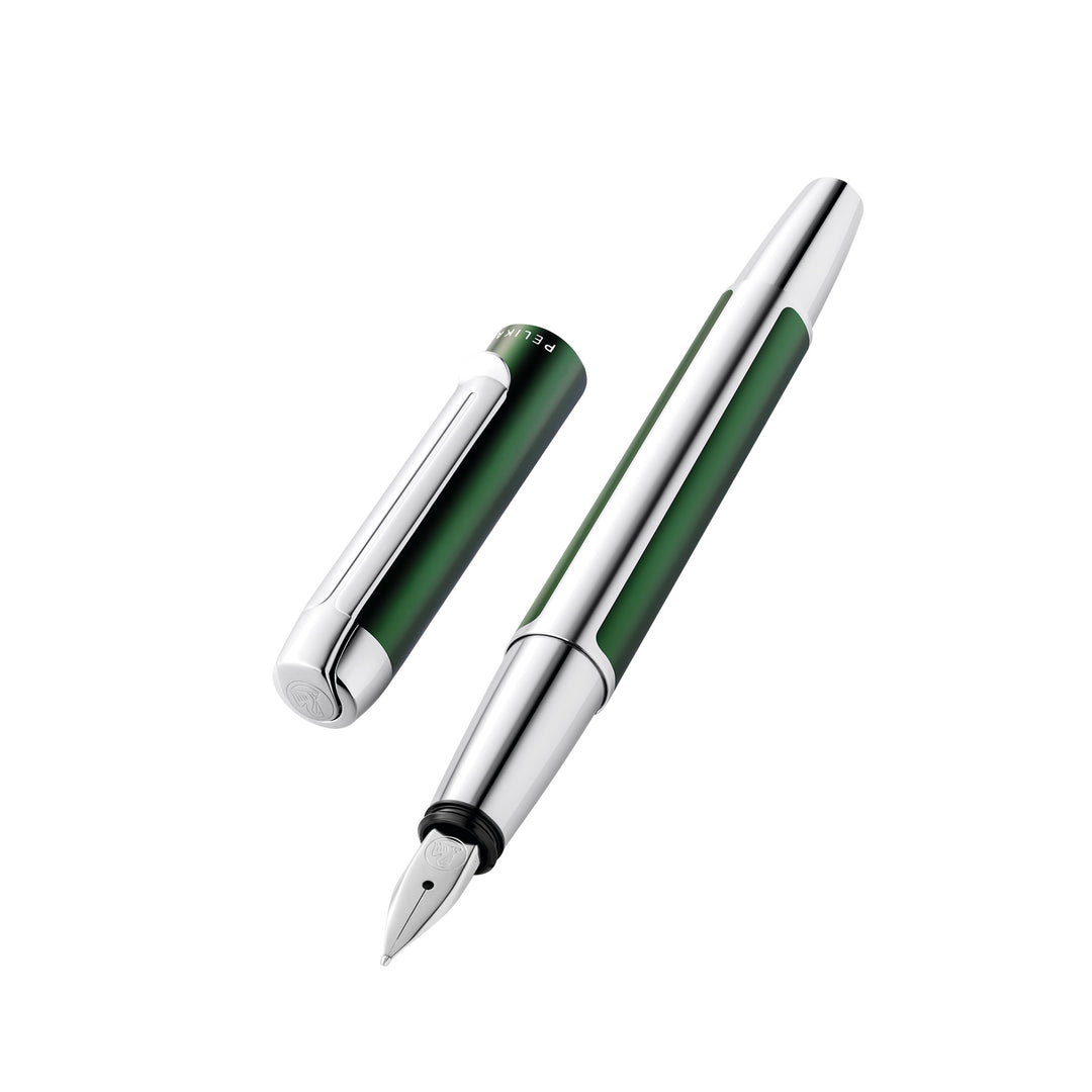 Pelikan Pura P-40 Fountain Pen - Deep Green