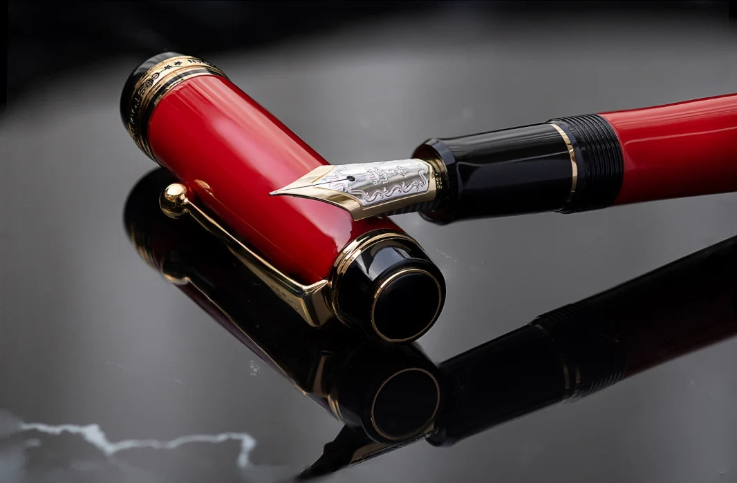 Pilot Custom 845 Urushi Fountain Pen - Vermillion