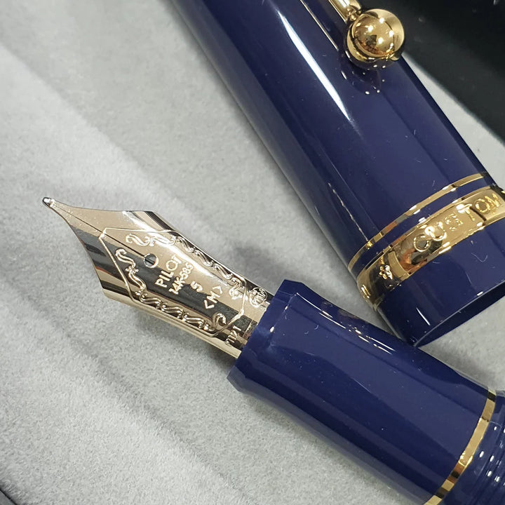 Pilot Custom 74 Fountain Pen -Dark Blue, Medium Nib