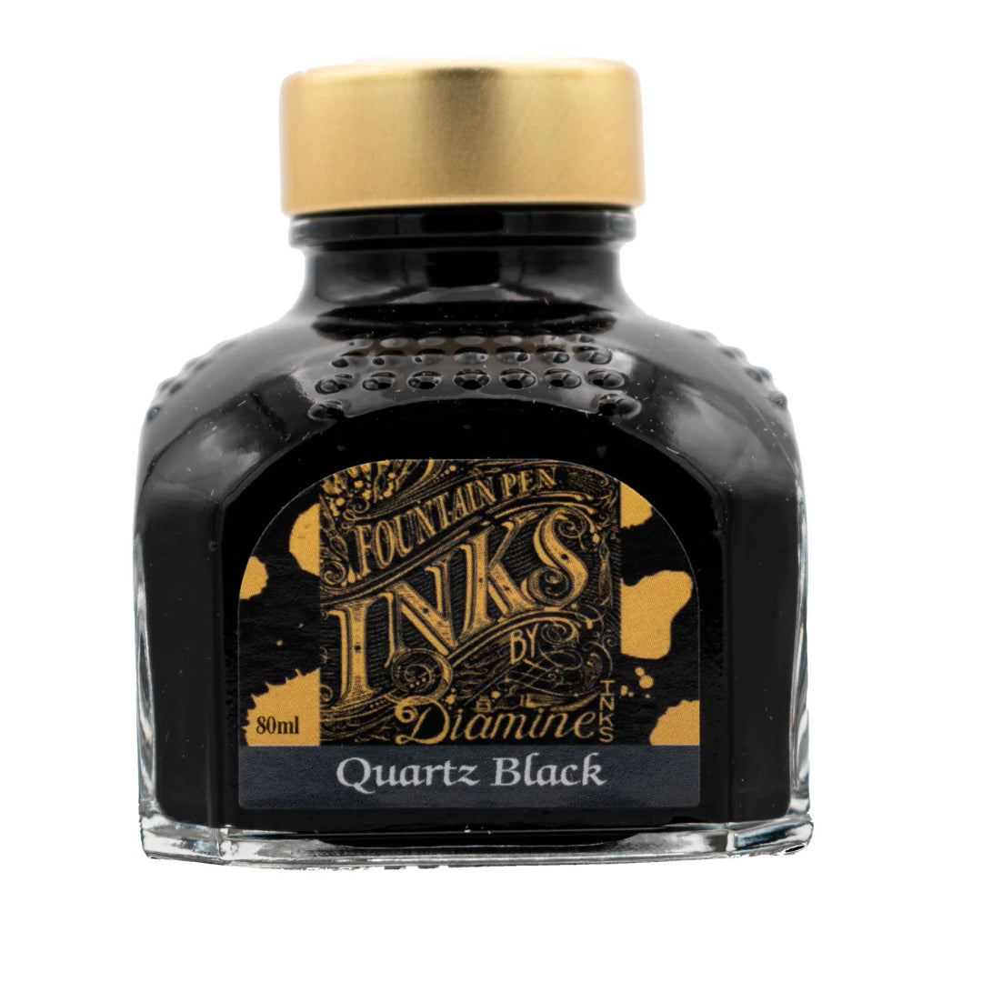 Diamine Fountain Pen Ink 80ml - Quartz Black