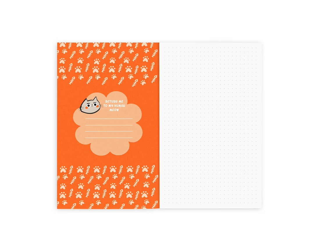 Retro 51 Cat Rescue 5 Classic Notebook - Dot Grid