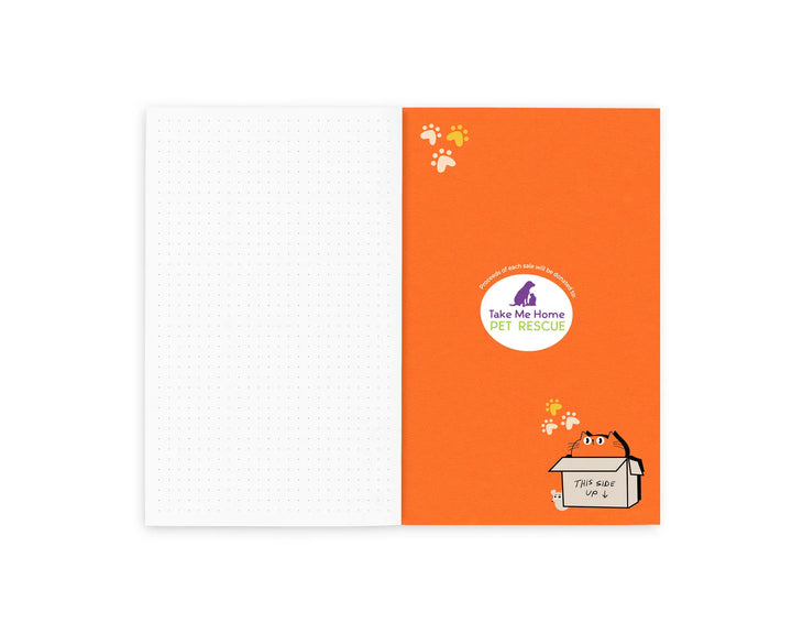 Retro 51 Cat Rescue 5 Classic Notebook - Dot Grid