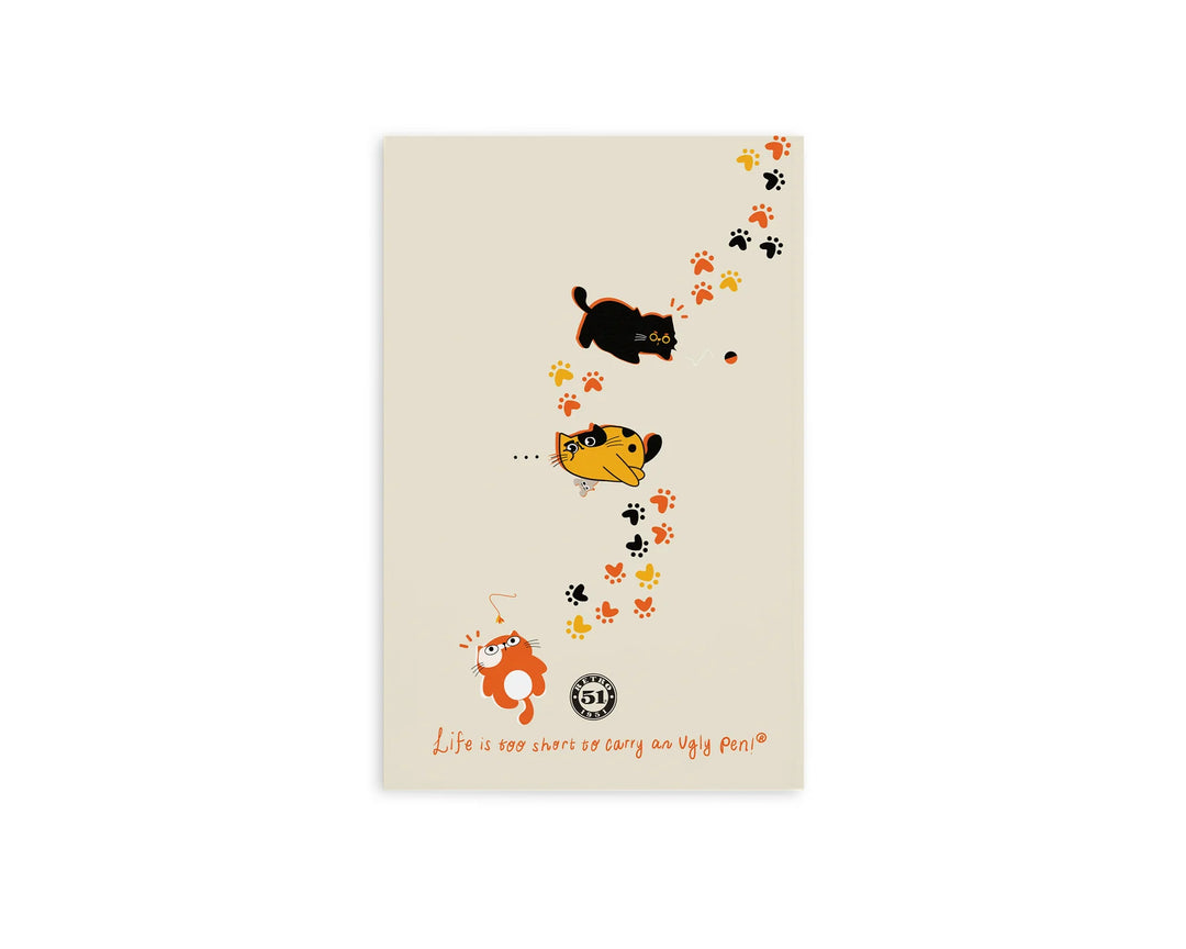 Retro 51 Cat Rescue 5 Classic Notebook - Dot Grid