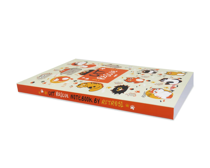 Retro 51 Cat Rescue 5 Classic Notebook - Dot Grid