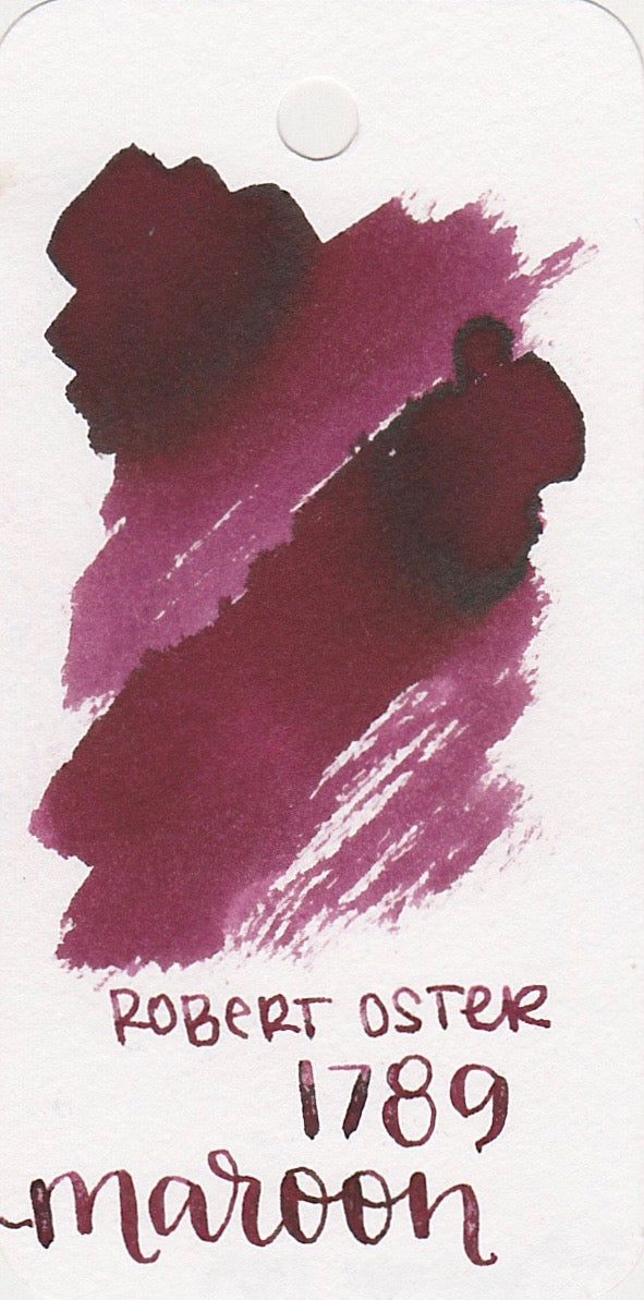 Robert Oster Signature Fountain Pen Ink - Maroon 1789